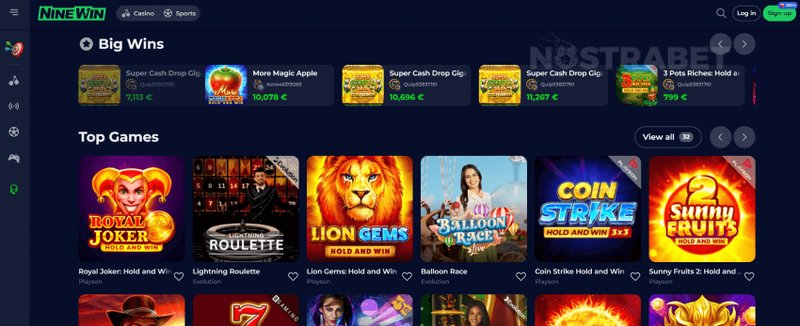 Ninewin casino, nine win